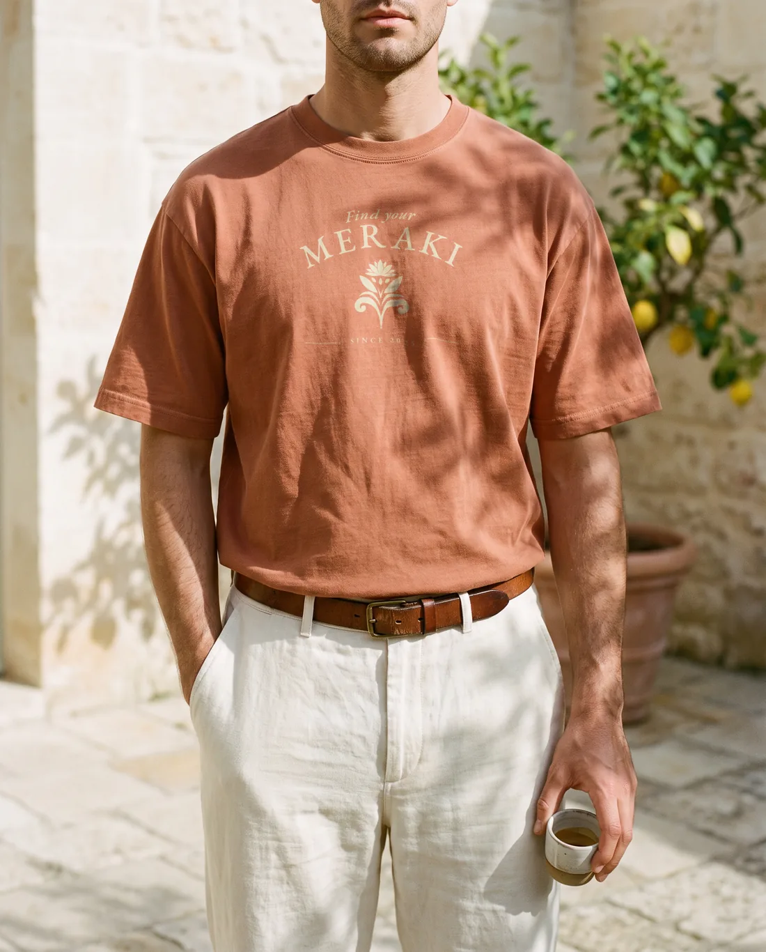 Meraki — camiseta Crest